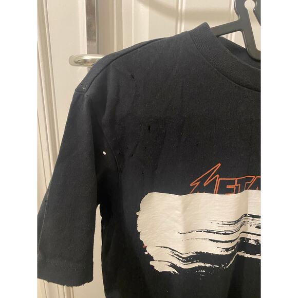 Uniqlo x Metallica x La Ligne Distressed Shirt Promo / Sample ? Size Small - Picture 4 of 6